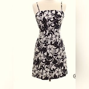 NWOT~BRIOCHE young ladies Sundress Vintage RARE FIND BLACK & WHITE JR SZ:13/14